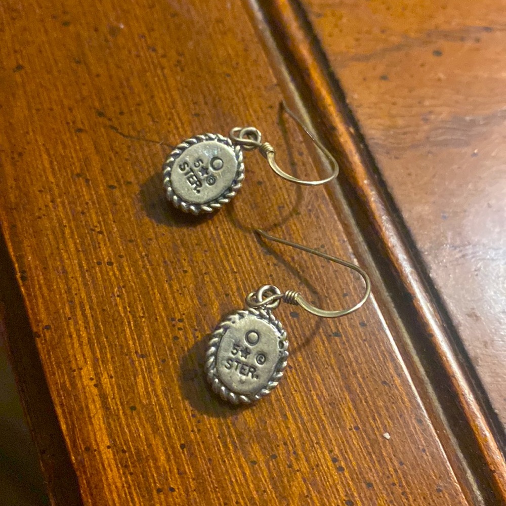 Multi Stone Native Sterling Earrings - image 2